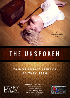 The Unspoken - Official A3 Poster